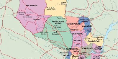 Harta e politike Paraguai