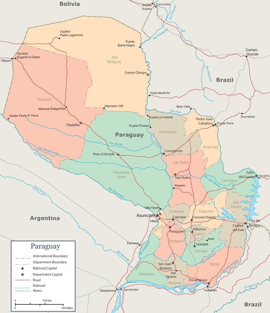 Paraguai asuncion hartë
