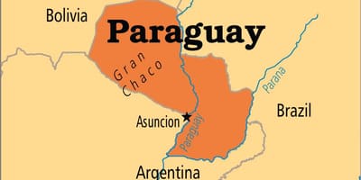 Kryeqyteti i Paraguajit hartë